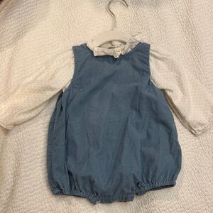 Charming Blue and White Kids Matching Set